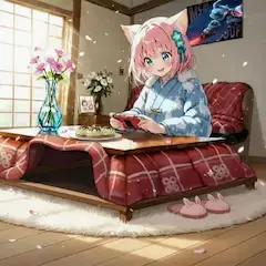 [動画][コラボ] ばんこちゃんが遊びに来たぞ！(こたつ編)