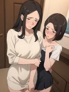 困り顔の女性