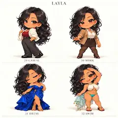 ちびキャラ Layla