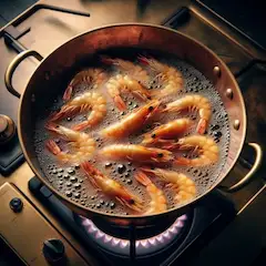 天ぷらとエビ
