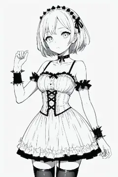 短い髪のかわい子ちゃん