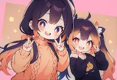 似てるよサインピース
