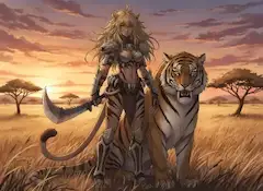 虎の戦士と夕陽の盟約