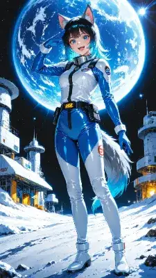 🐺 レトロフューチャリズム 〜月面基地、着いたぞ！！〜🌕