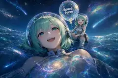 海に溶ける銀河