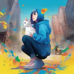 佇む少女