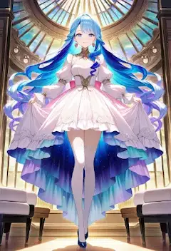 星空のドレスを纏う姫の舞踏