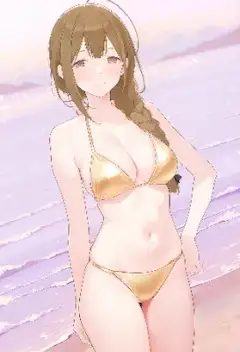 【シャニマス】桑山千雪ゴールドビキニ