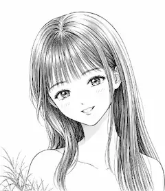 風薫る草原で微笑む少女の物語