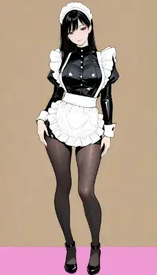 光沢メイドの特別な一日
