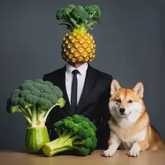 ブロッコリー犬