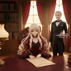 お嬢様 × 万年筆　おま好きシリーズ番外編