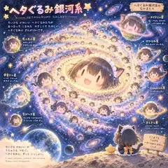 ヘタぐるみ銀河系？