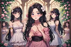 花の回廊で出会うもうひとりの自分