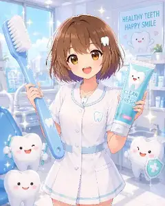 キラキラ歯磨き
