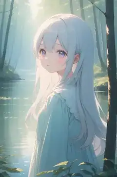湖、静