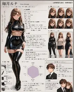 捜査官ルナ　主要キャラクター