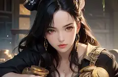 黄金の宝庫に潜む海賊姫の微笑み