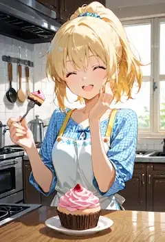 甘いひとくちの幸せな瞬間