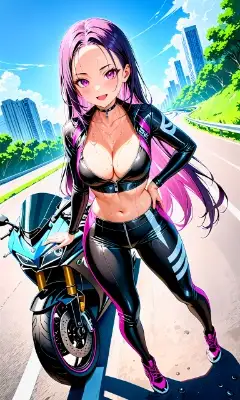 スピードの女神、疾走するブラックライダー