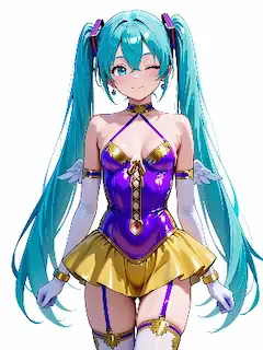 初音ミク　しんぴのビスチェ