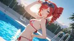 プールサイド