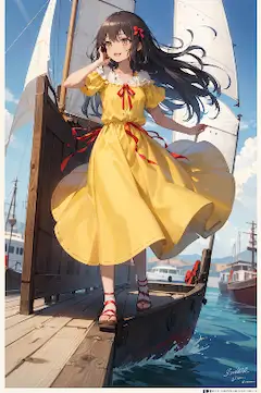 黄色が似合うお嬢さま其之ニ