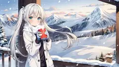 雪山ロッジの温かな贈り物
