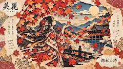 錦秋の詩を紅葉に紡ぐ