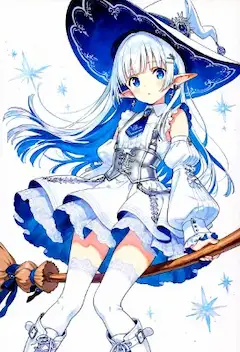 銀髪の魔女と星降る夜の旅