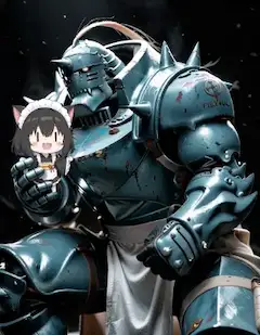 ヘタぐるみwithアルフォンス・エルリック