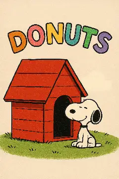 赤い犬小屋と白い犬