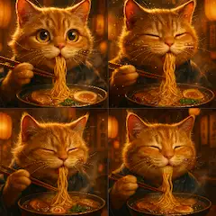 ねこの深夜ラーメン冒険記