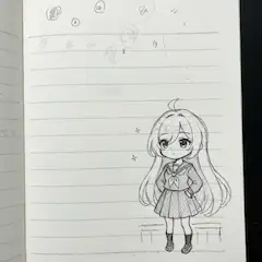 ノートの中の退屈な少女