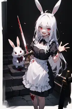 迷宮の首跳ねウサギと首刎ね仲間＠Wizardry#1