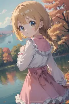 お気に入りのフリルでお出かけ