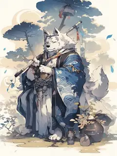 浮世絵犬