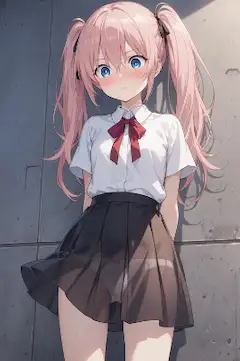 透けスカート見るだけ