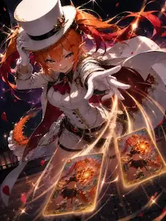 炎のカードが紡ぐ魔術師の夜