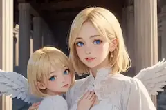 天使な母娘