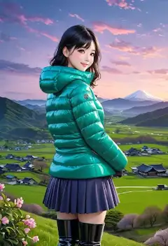 春の夜明け