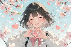 桜舞う春に芽生えた恋の予感