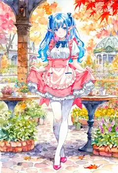 輪舞の途中で、色がほどきかける瞬間
