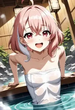[動画]温泉咲ちゃん