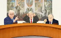 あんたに言われたくない（Three Leaders at the Table – A Political Satire）