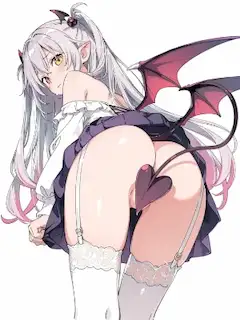 魅惑の悪魔尻尾少女