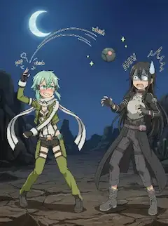 シノンがキリトへプレゼントです💣️