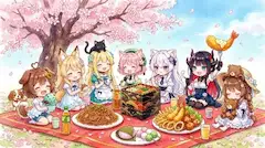 みんなでお花見