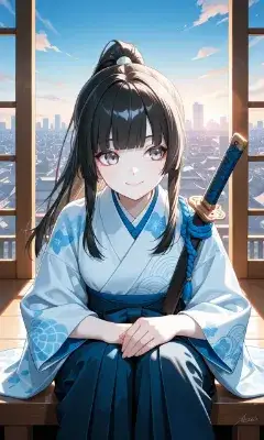 侍の女の子
