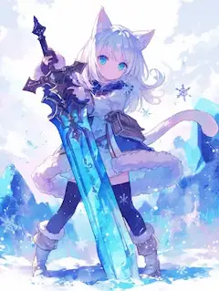 剣士白猫